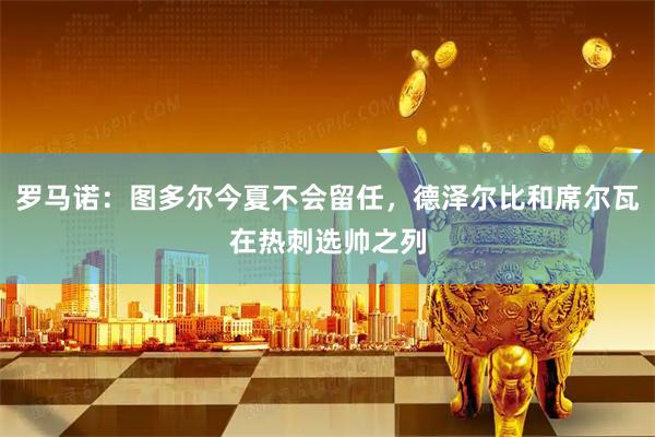 罗马诺：图多尔今夏不会留任，德泽尔比和席尔瓦在热刺选帅之列